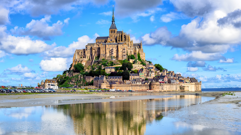 Mont Saint Michel across water