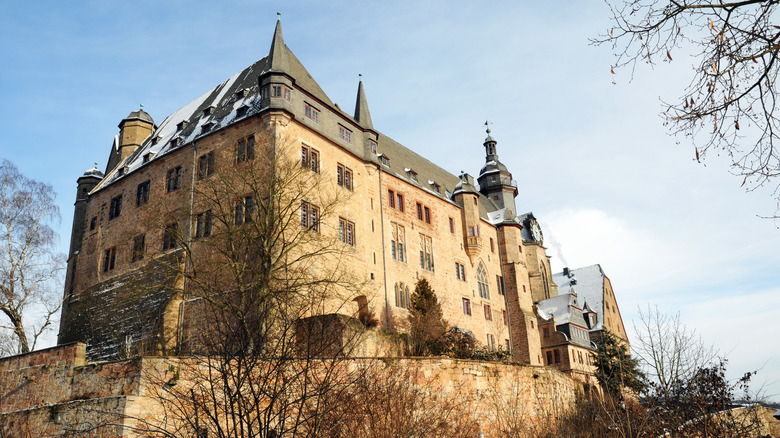 The side of Marburg Castle