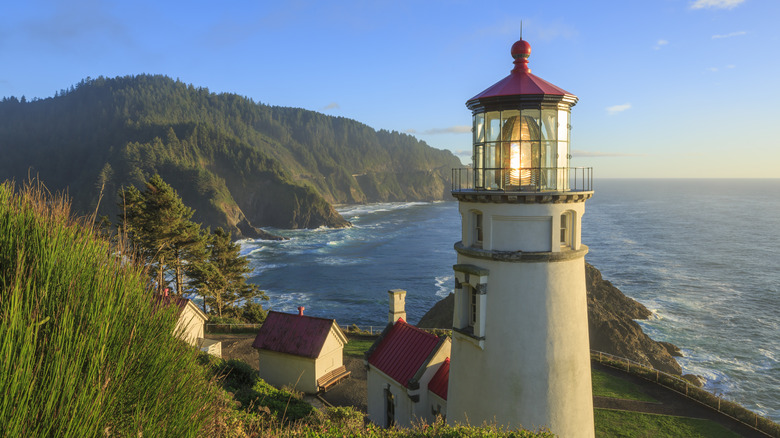 View of Heceta Head Lighthouse