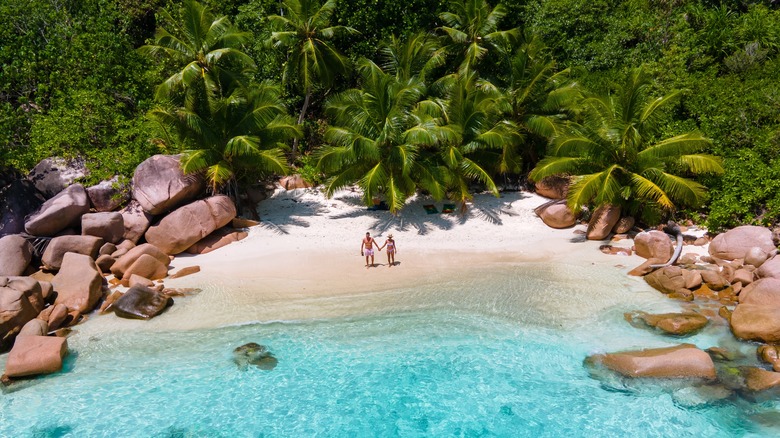 Beach in the Seychelles