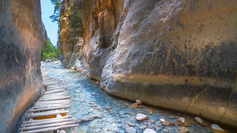 Samaria Gorge in Greece