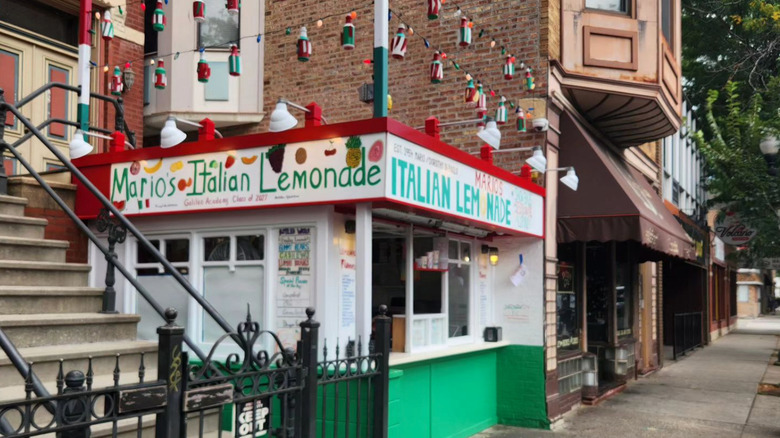 view of Mario's Italian Lemonade