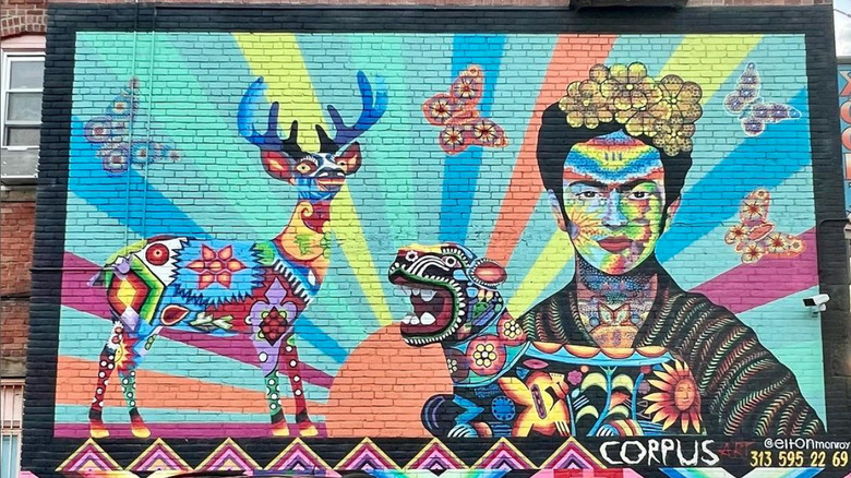 Frida Kahlo mural in Mexicantown