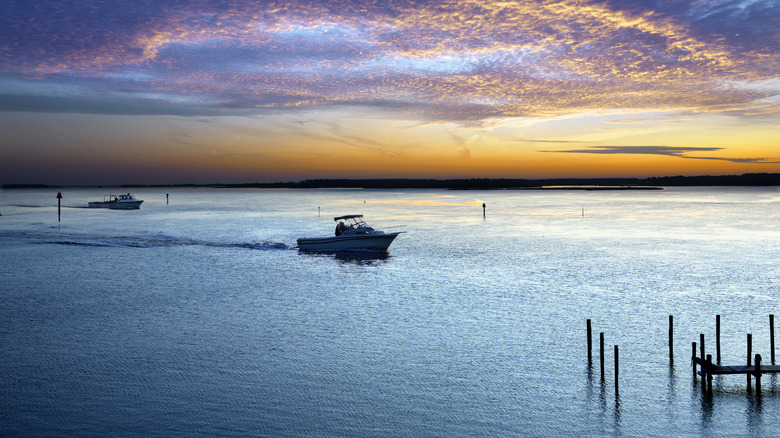 crab boat on Chesapeake Bay