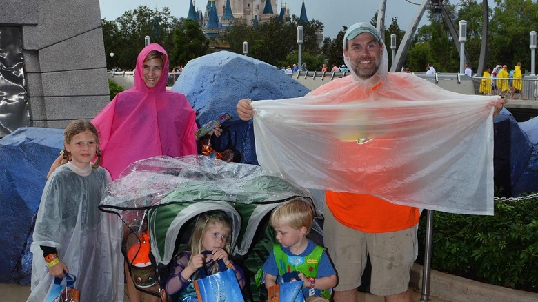 Stroller rain cover or poncho 