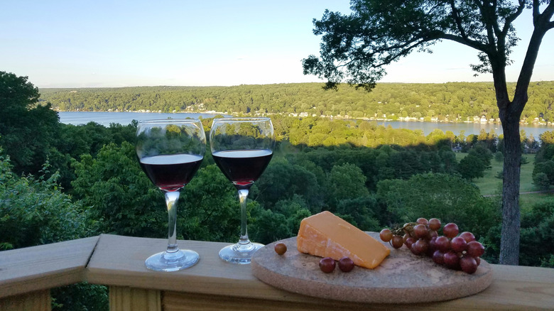 Finger Lakes wine and cheese