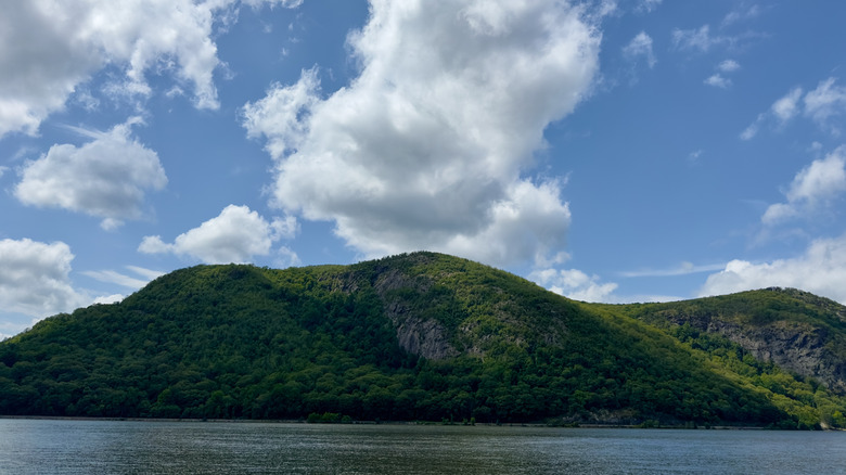 View of Breakneck Ridge taken from Cold Spring in New York