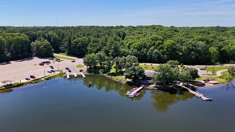 Pierce Lake at Rock Cut State Park