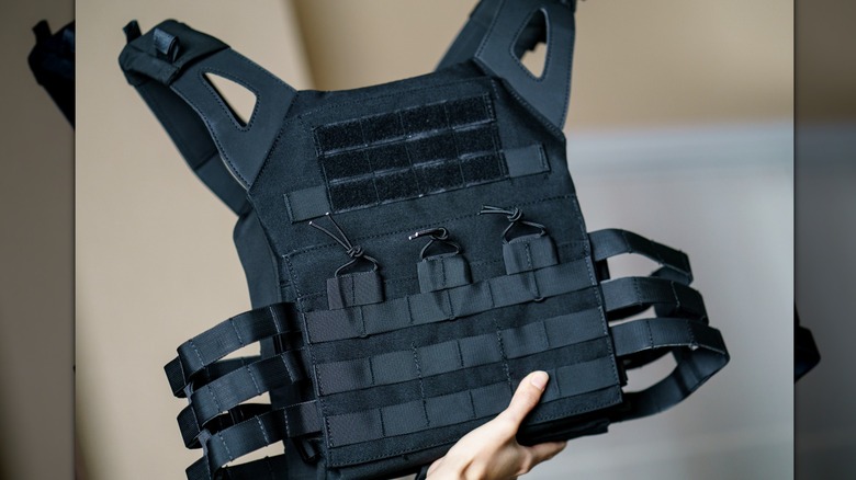 Body armor in a hand
