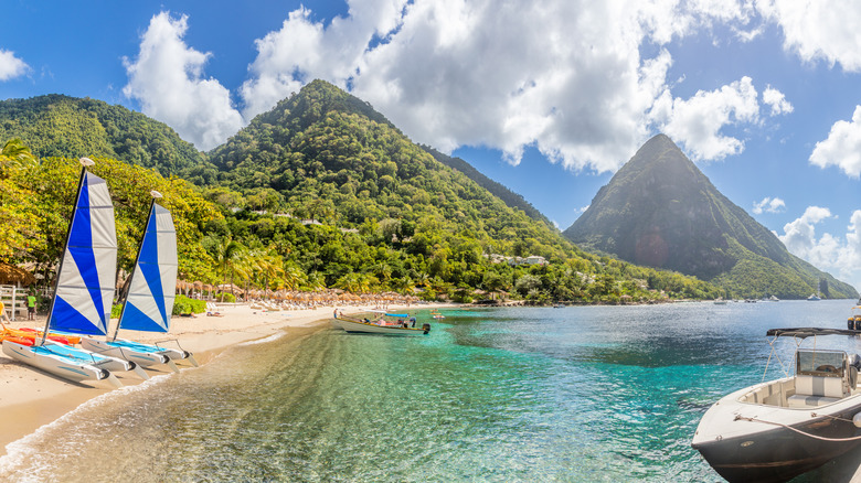 Piton Mountains in Saint Lucia