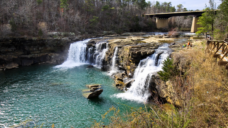 Little River Falls in Alabama