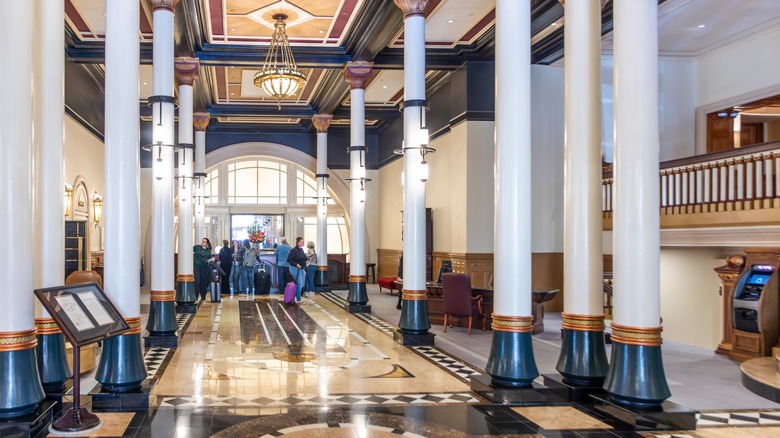 Lobby of the Driskill Hotel