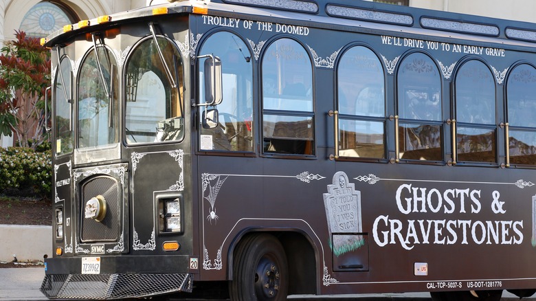 Ghosts and Gravestones tourist trolley