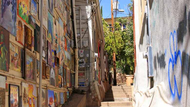 The Broadway Stairs in Bisbee, Arizona