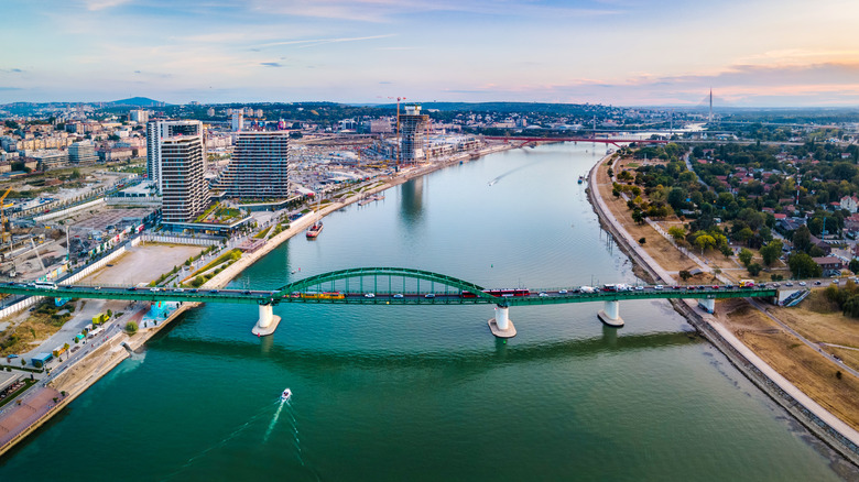 Bridge in Belgrade, Serbia