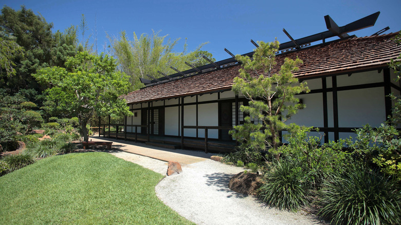 Japanese-style building Morikami Museum Florida