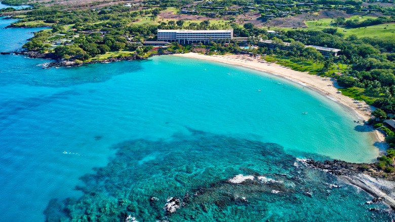 Aerial view of Mauna Kea