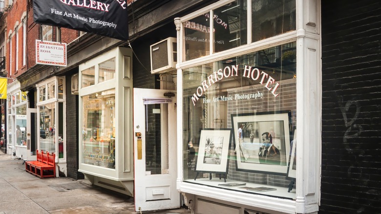 Entrance to the Morrison Hotel Gallery in SoHo