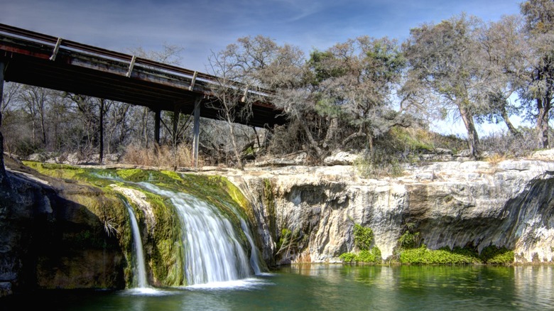 Tonkawa Falls in Crawford, TX