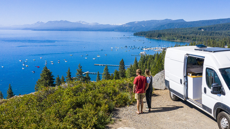 Van at Lake Tahoe