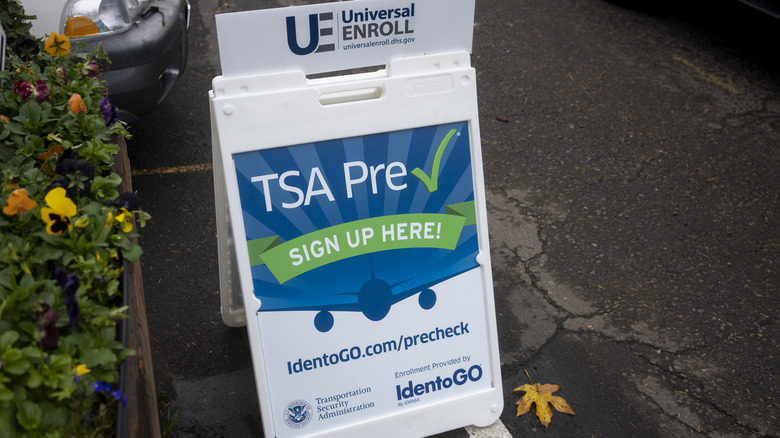 TSA PreCheck sign-up