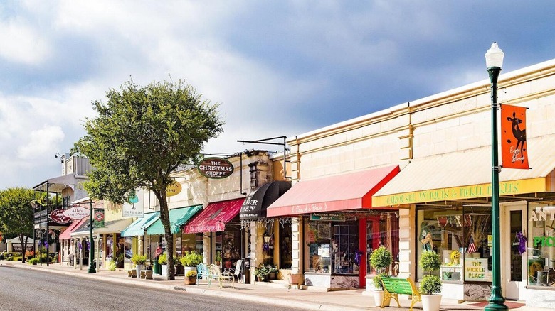 Shops on the Hill Country Mile in Boerne, Texas