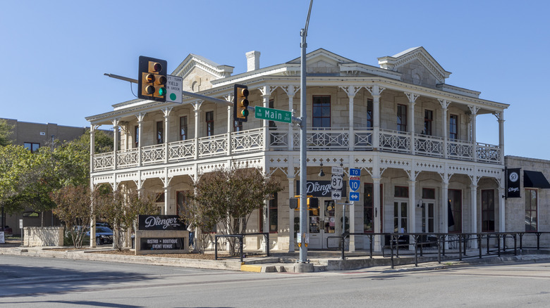 Main street in Boerne, Texas