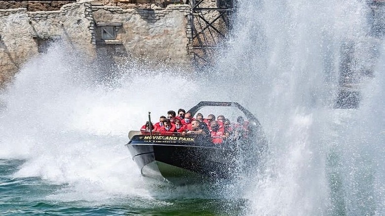 Movieland Italy speedboat ride