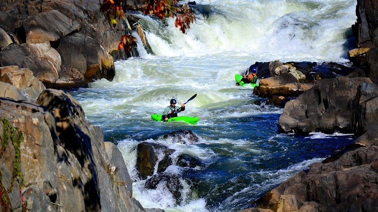 Kayakers at Great Falls Park