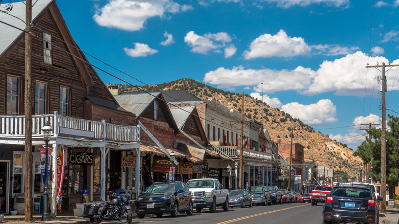 View of Virginia City in Nevada