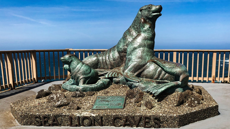 Statue at Sea Lion Caves