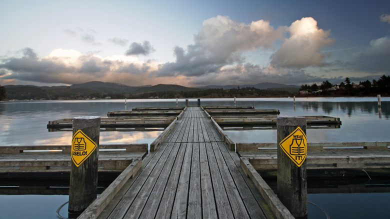 Dock at Devil's Lake State Park