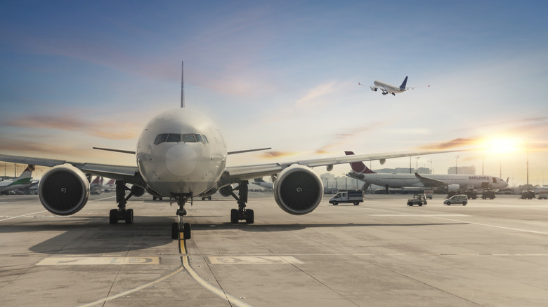 plane at airport