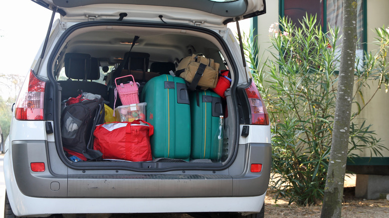 trunk full of luggage