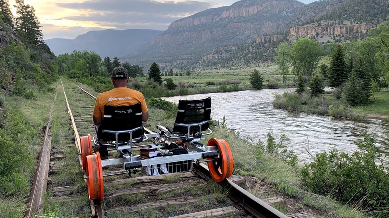 Adirondack railbike tour