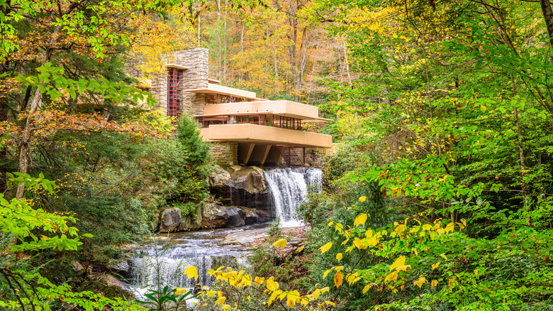 Frank Lloyd Wright's Fallingwater house in the Laurel Highlands