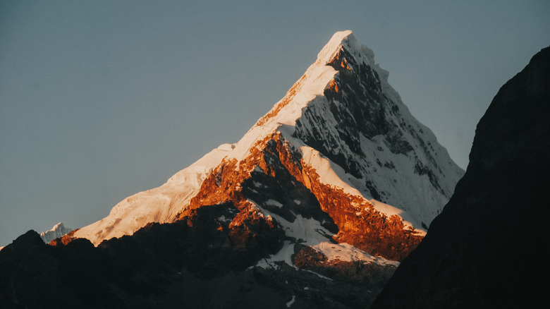 snowcapped Artesonraju mountain