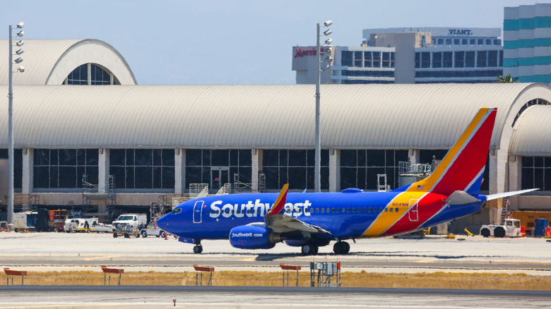 Jet at John Wayne Airport