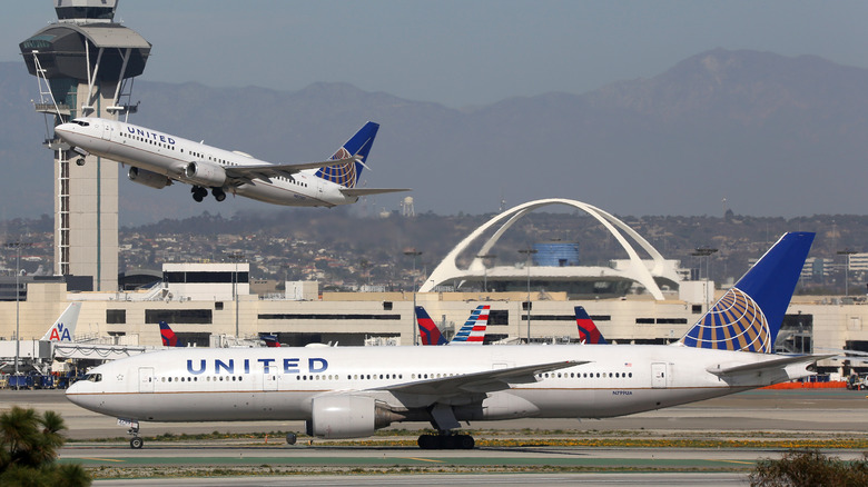 Planes at LAX