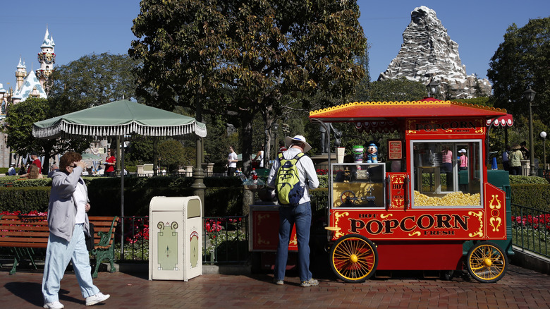 Disneyland popcorn stand