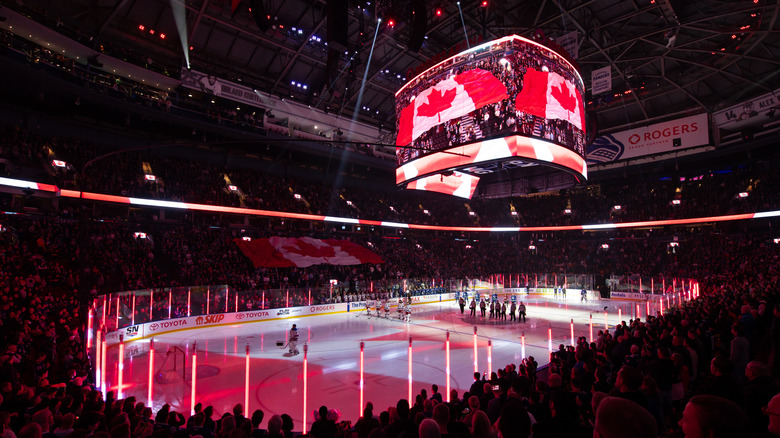 Rogers Arena in Vancouver, B.C.