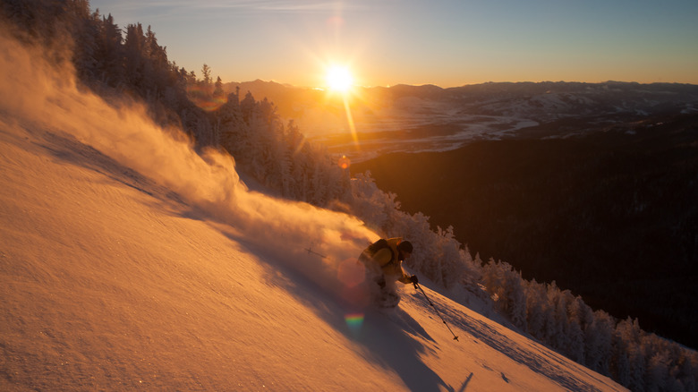 Alpine skiing in Wyoming