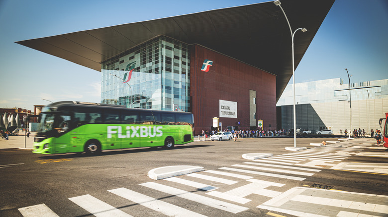 Flixbus at Roma Tiburtina station