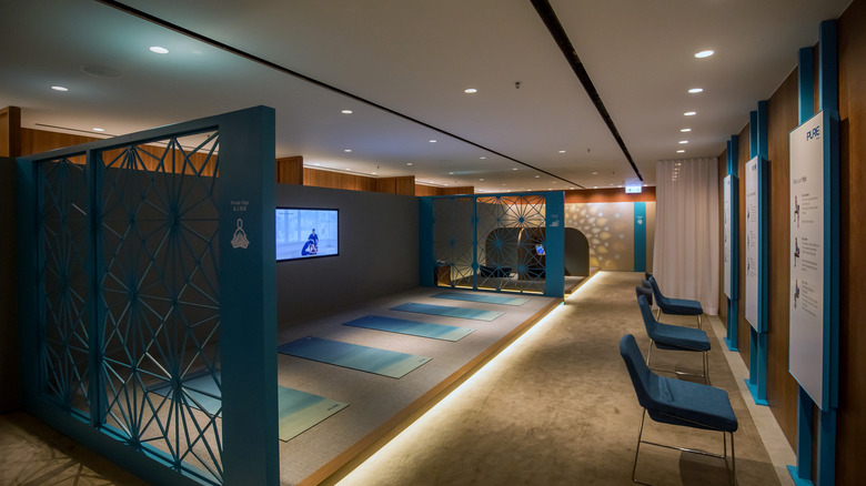 Airport meditation room