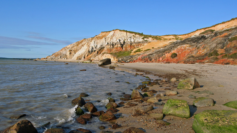 Moshup Beach cliffs