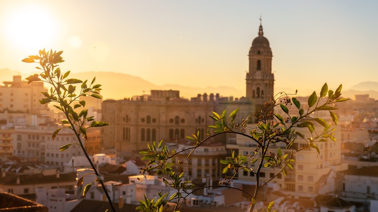 Sunset in Malaga