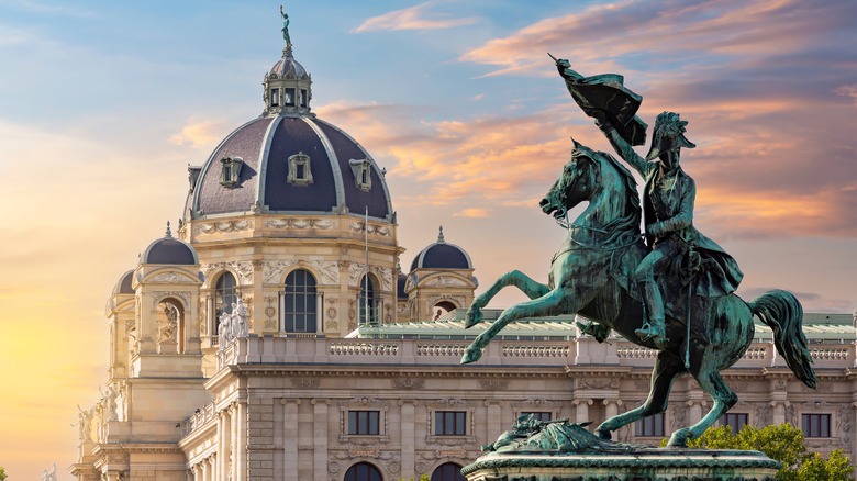 Famous statue in Vienna