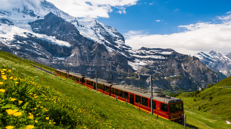 Train through Berner Oberland