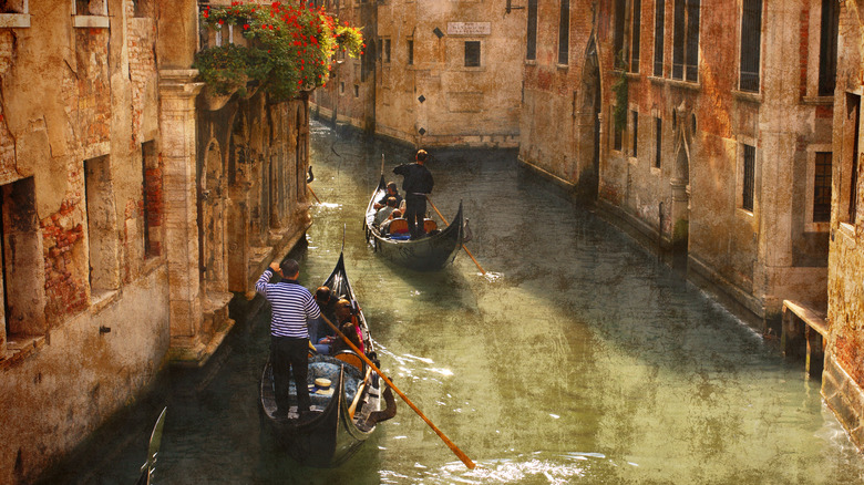 Venice canals with gondola ride