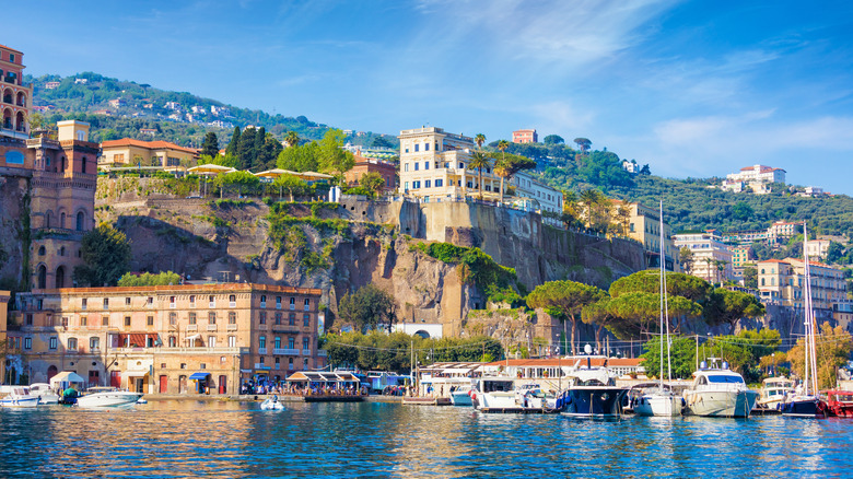 Sorrento seen from the sea